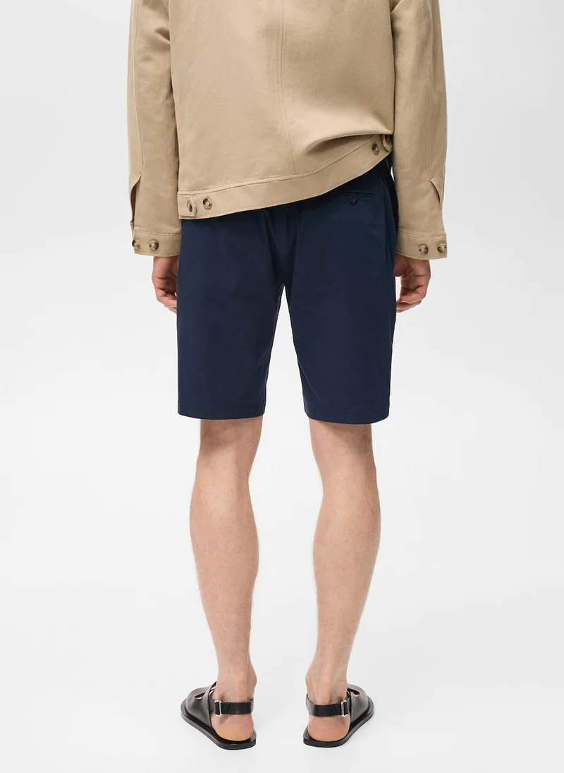 Mango Man slim-fit chino bermuda shorts